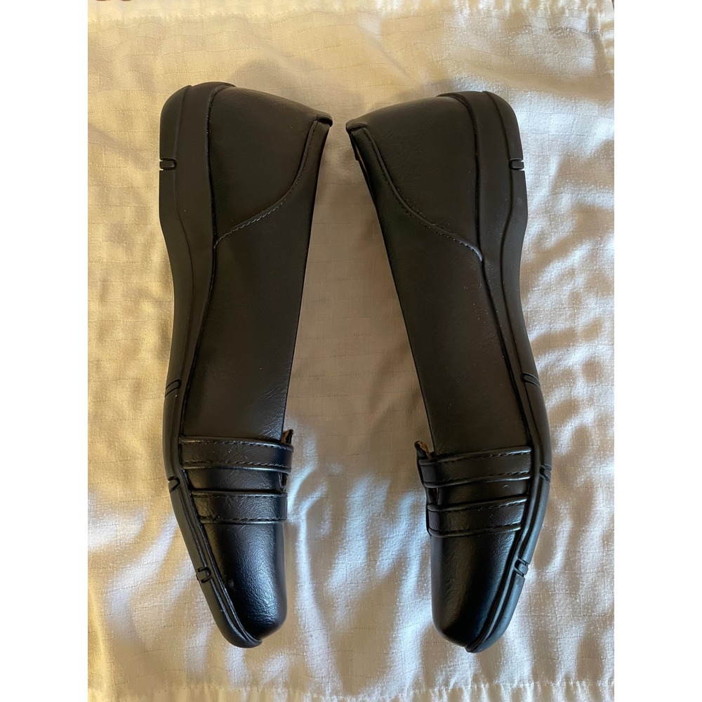 LifeStride "Simply Comfort" / Velocity Black Memory Foam Slip-on Flats-Size 7.5 - Picture 4 of 6